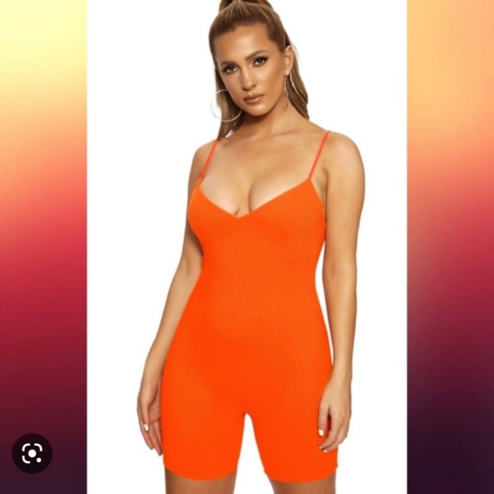 Naked wardrobe snatched romper